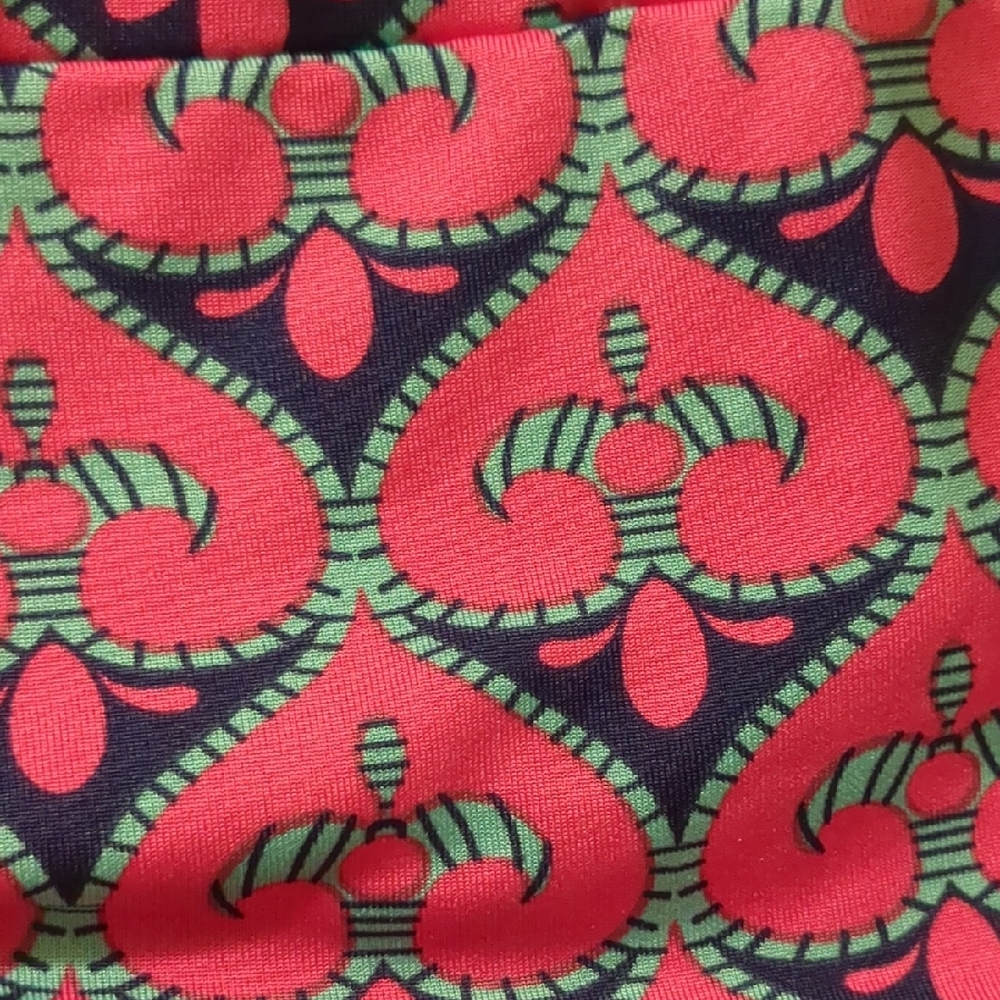 Pink and Blue Patterned Maxi Dress - Picture 5 of 5